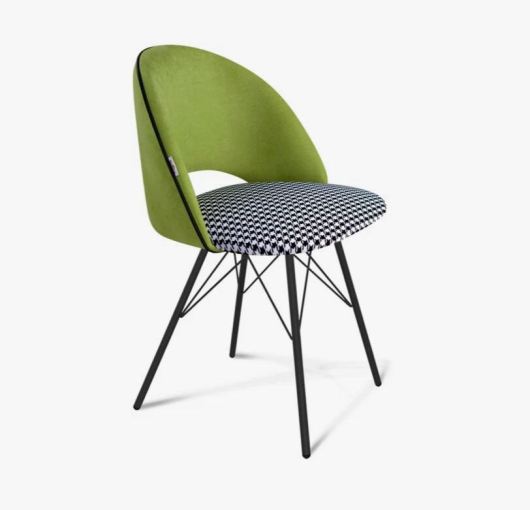 Стул Sheffilton SHT-ST34-3/S37 оливковый/гусиная лапка/черный муар - купить за 0.00 руб.