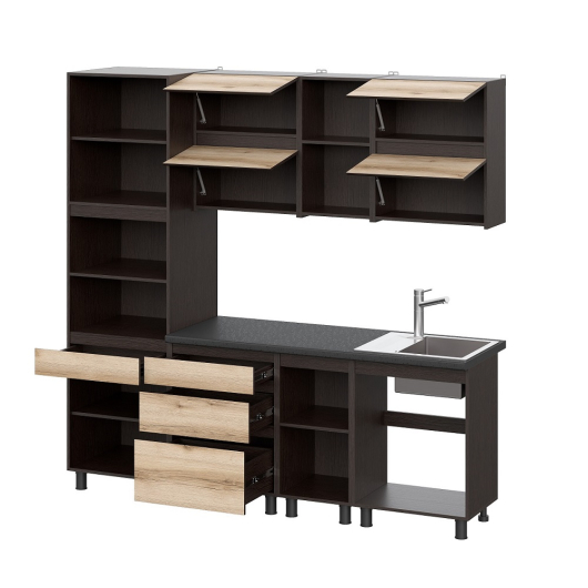 Кухня Берген 2.2 м вариант 1 - купить за 36850.00 руб.