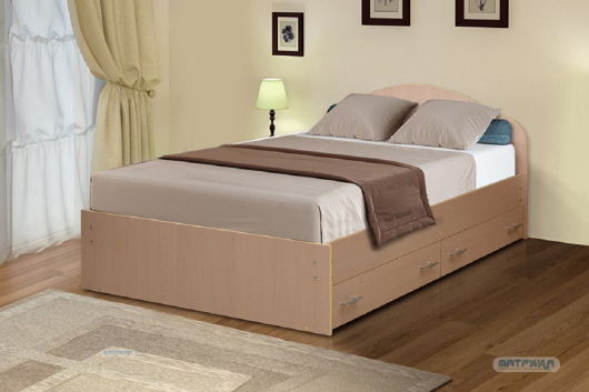Кровать двуспальная с ящиками №3 - купить за 10594.00 руб.