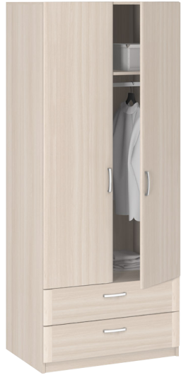 Шкаф 2-х дверный  с ящиками Лотос 8.024 - купить за 0.00 руб.