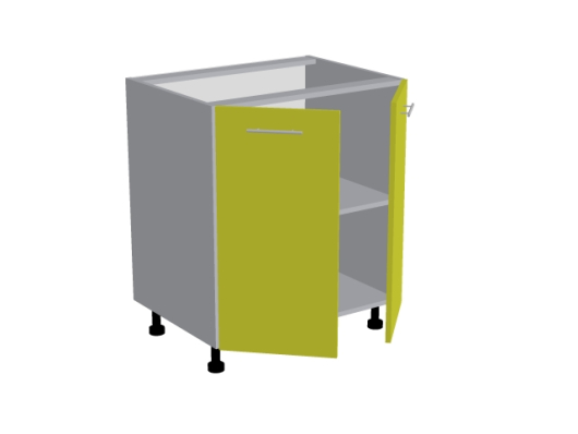 Стол 2-х дверный Н70Д2 Базис - купить за 9662.00 руб.