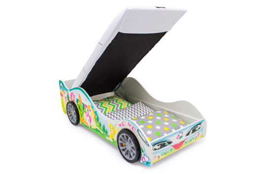 Кровать-машина Принцесса с подъемным механизмом - купить за 0.00 руб.