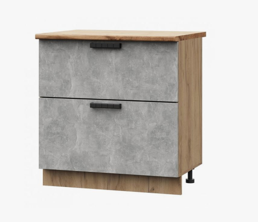 Шкаф нижний с 2 ящиками Кассия ШН2Я 800 - купить за 6810.00 руб.