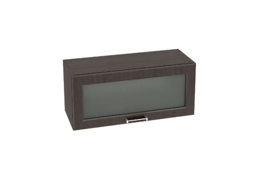 Шкаф горизонтальный со стеклом №165 Прага ШВГС 809 - купить за 6936.00 руб.