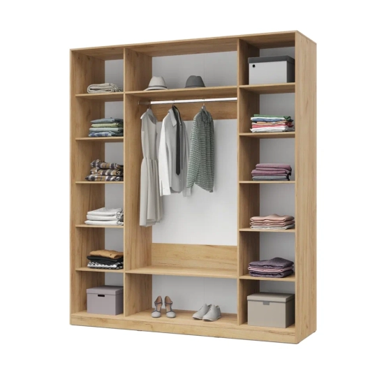 Шкаф-купе Роланд Р201 Золотой дуб/Графит - купить за 31407.00 руб.