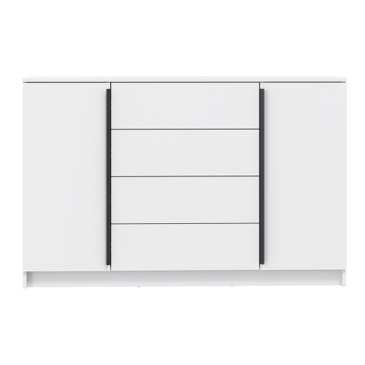 Комод 67.11 Брандо ЛДСП/ЛДСП Белый - купить за 14317.00 руб.
