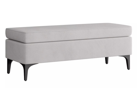 Пуф Оазис велюр Ультра Смог - купить за 10999.00 руб.