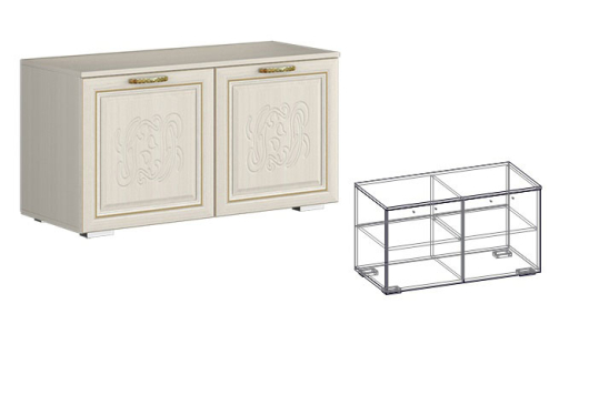 Тумба большой вешалки Виктория - купить за 11656.00 руб.