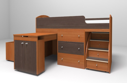 Кровать чердак Малыш+ - купить за 25720.00 руб.