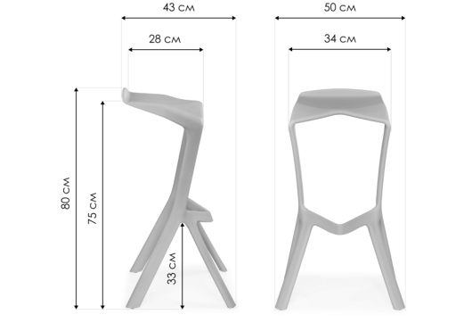 Барный стул Mega green - купить за 3190.00 руб.