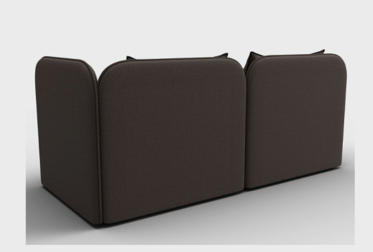 Тахта Лига-094 рогожка Амур 05 коричневый - купить за 41990.00 руб.