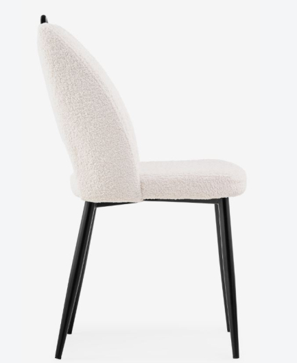 Стул на металлокаркасе Barton beige / black - купить за 6370.00 руб.