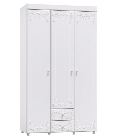 Шкаф трехдверный с ящиками (560) Италия ИТ-56 - купить за 31474.00 руб.