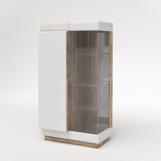 Шкаф с витриной Роксет КМК 0554.3 - купить за 27521.00 руб.