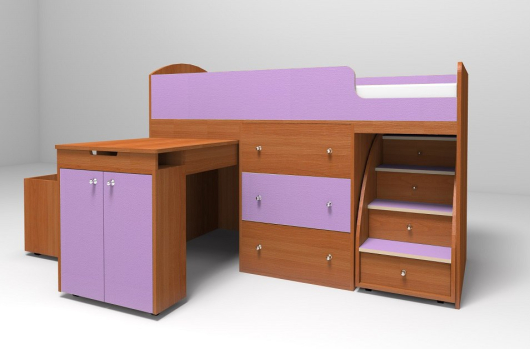 Кровать чердак Малыш+ - купить за 25720.00 руб.