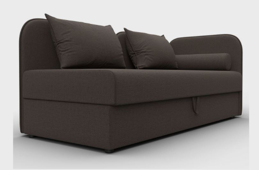 Тахта Лига-094 рогожка Амур 05 коричневый - купить за 41990.00 руб.