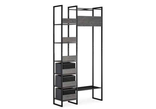 Прихожая Берли дуб рошелье / черный матовый - купить за 0.00 руб.