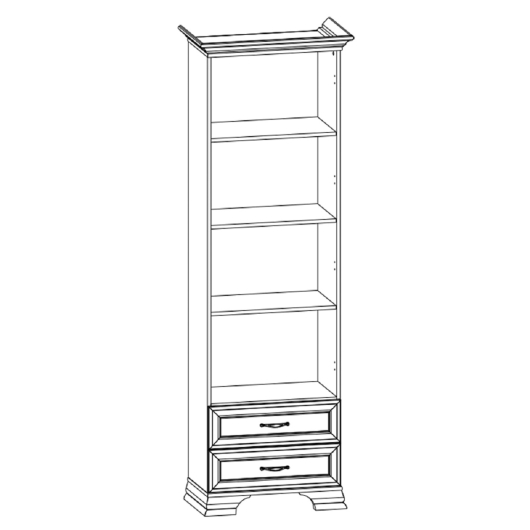 Шкаф открытый 2S Тиффани - купить за 21999.00 руб.