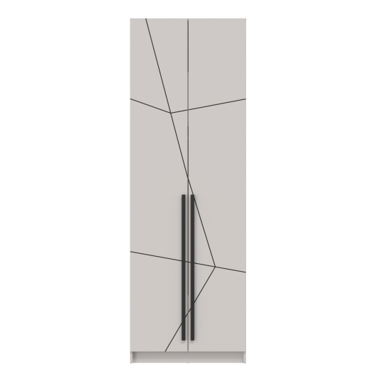 Шкаф 2-х дверный 67.14 Брандо ЛДСП/МДФ Кашемир Геометрия - купить за 14203.00 руб.