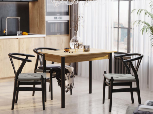 Стол обеденный СО-3 Дуб Крафт Золотой - купить за 4117.00 руб.