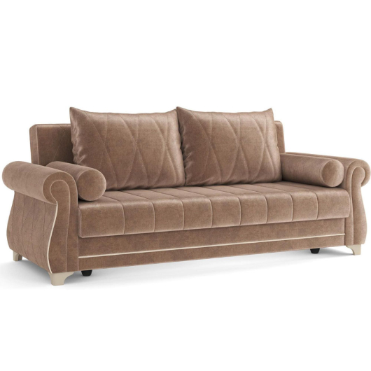 Диван Порто М велюр тенерифе хумус/крем - купить за 59921.00 руб.