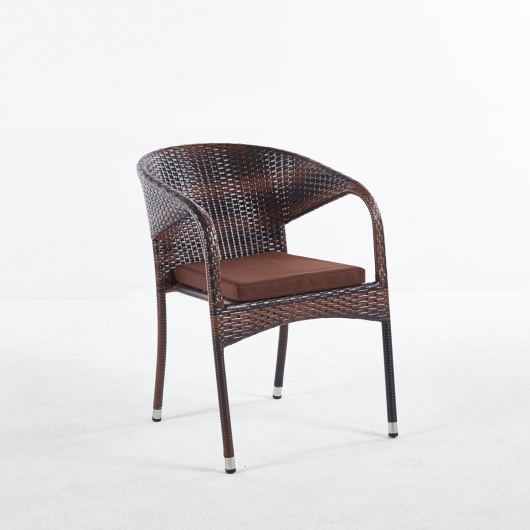 Кресло из искусственного ротанга Греция 572020-1 с подушкой - купить за 7650.00 руб.