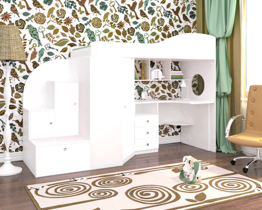 Кровать-чердак Кадет 1 - купить за 0.00 руб.