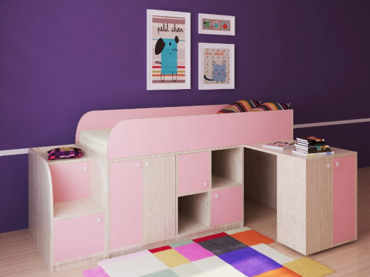 Кровать-чердак Астра мини - купить за 17760.00 руб.