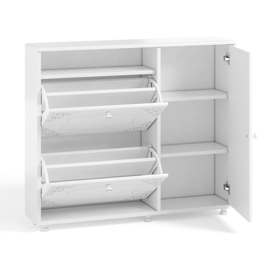 Тумба под обувь двухсекционная Италия ИТ-23 - купить за 0.00 руб.