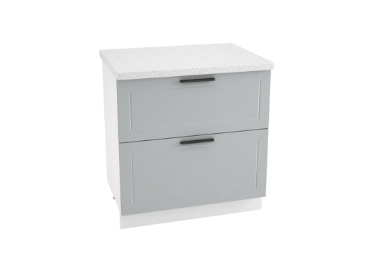 Стол с двумя ящиками №38 Глетчер ШН2Я 800 - купить за 11452.00 руб.