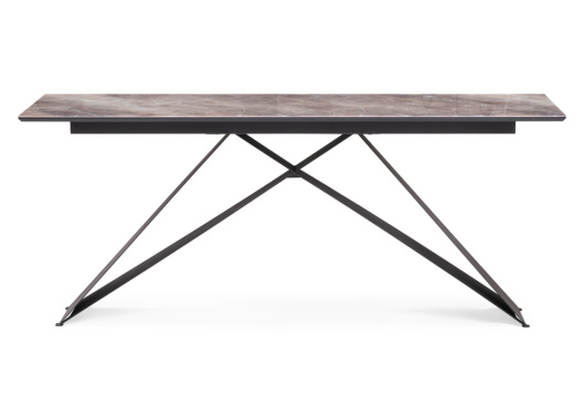 Стеклянный стол Ноттингем карелия/чёрный - купить за 0.00 руб.