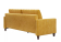 Диван Марк велюр Ультра Мустард - купить за 63599.00 руб.