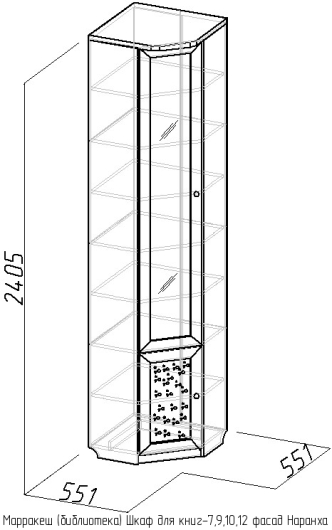 Библиотека Марракеш (вариант 1) - купить за 47769.0000 руб.