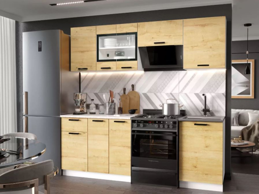 Кухня Хозяюшка 2,1 м ЛДСП - купить за 17650.00 руб.