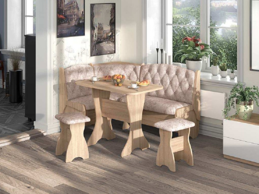 Кухонный набор Орхидея Люкс дуб сонома/латте - купить за 21024.00 руб.