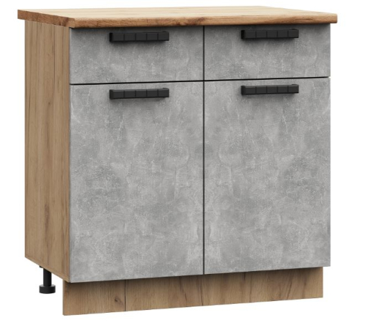 Шкаф нижний с 1 ящиком Бетоны ШН1Я 800 - купить за 7354.00 руб.