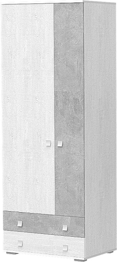 Шкаф 2-х дверный Микс №4 - купить за 19470.00 руб.