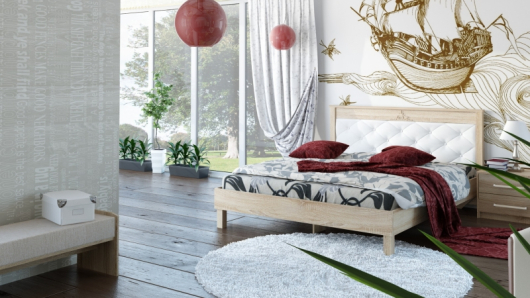 Кровать №93.01 Корвет МК 44 - купить за 9016.0000 руб.