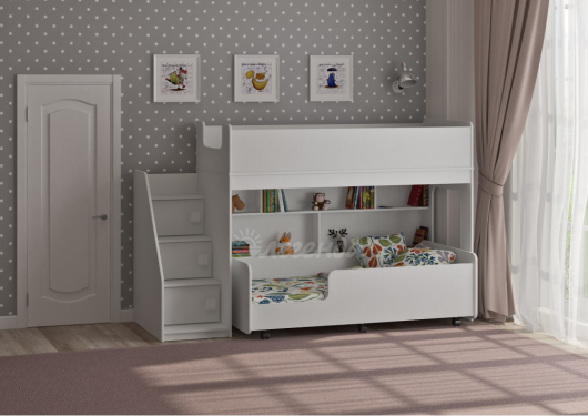 Двухъярусная кровать Легенда 43.3.3 - купить за 39960.00 руб.