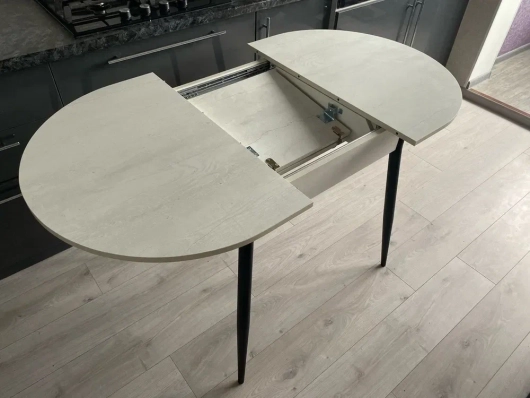 Стол обеденный Стиль 1 опора чёрная - купить за 0.00 руб.