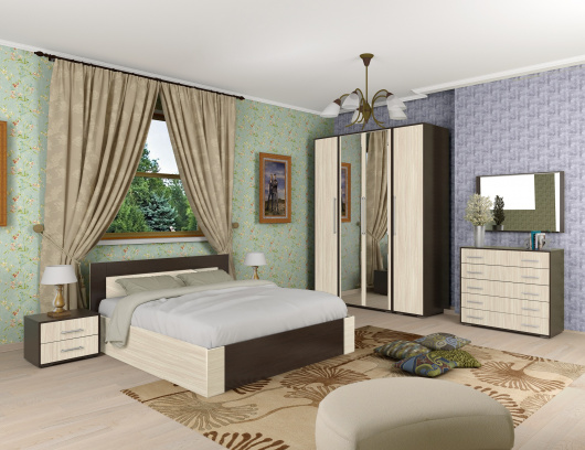 Спальня Берта 1(Комплект 6) - купить за 37282.0000 руб.