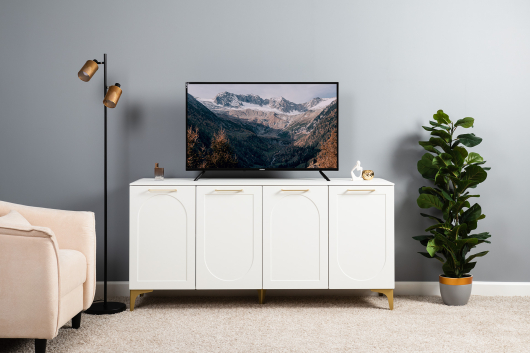 Тумба под ТВ 16.67 Монтесито Белый шагрень - купить за 16682.00 руб.