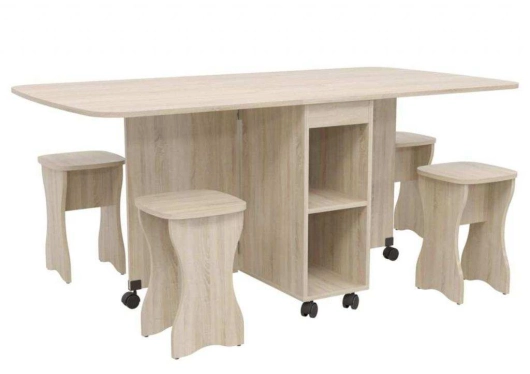 Стол книжка с табуретами 1-6701 - купить за 0.00 руб.