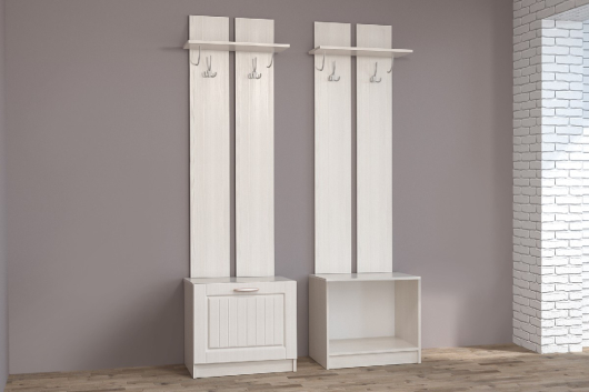 Обувница с вешалкой 2 Иннэс 6 МДФ - купить за 7035.00 руб.