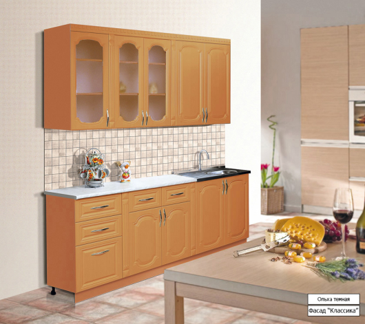 Кухня Ника-1 с фасадом Классика 2,0 - купить за 59465.00 руб.