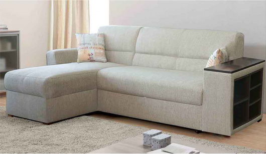Угловой диван Виктория 2-1 боковина с полкой - купить за 25480.0000 руб.