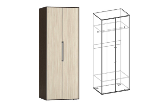 Шкаф 2х створчатый Берта 1 - купить за 7770.0000 руб.