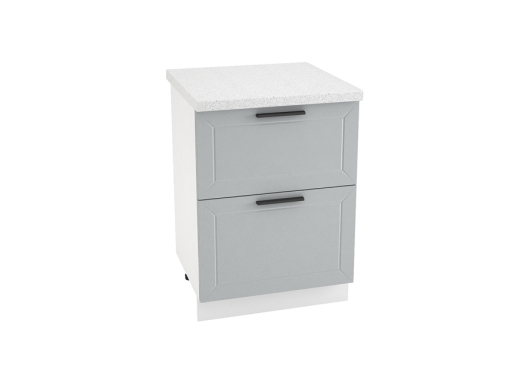 Стол с двумя ящиками №37 Глетчер ШН2Я 600 - купить за 9784.00 руб.