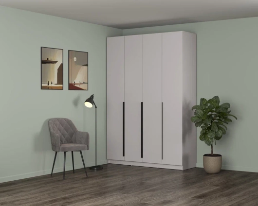 Шкаф 4-х дверный 67.13 Брандо ЛДСП/ЛДСП Кашемир - купить за 26559.00 руб.