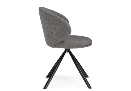 Стул на металлокаркасе Solomon крутящийся gray / black - купить за 11540.00 руб.
